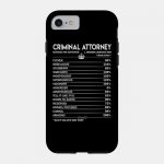Criminal Attorney T Shirt - Criminal Attorney Factors Daily Gift Item Tee
