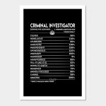 Criminal Investigator T Shirt - Criminal Investigator Factors Daily Gift Item Tee